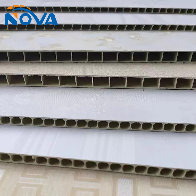 Engineered Interior Decoration WPC TV Background Bamboo Wood Fiber Integrated Wall Panel