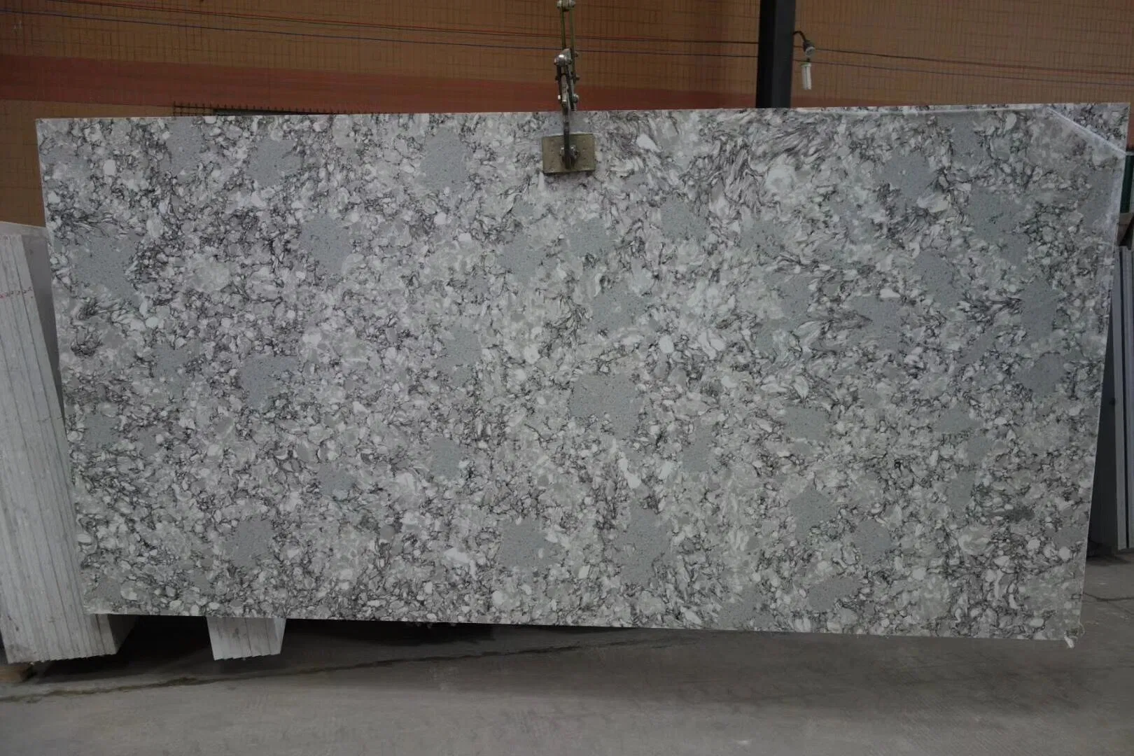 Calacatta Marble Like 2cm/3cm White Quartz Slab Cabinet/Countertop Vanity/Top Solid/Surface