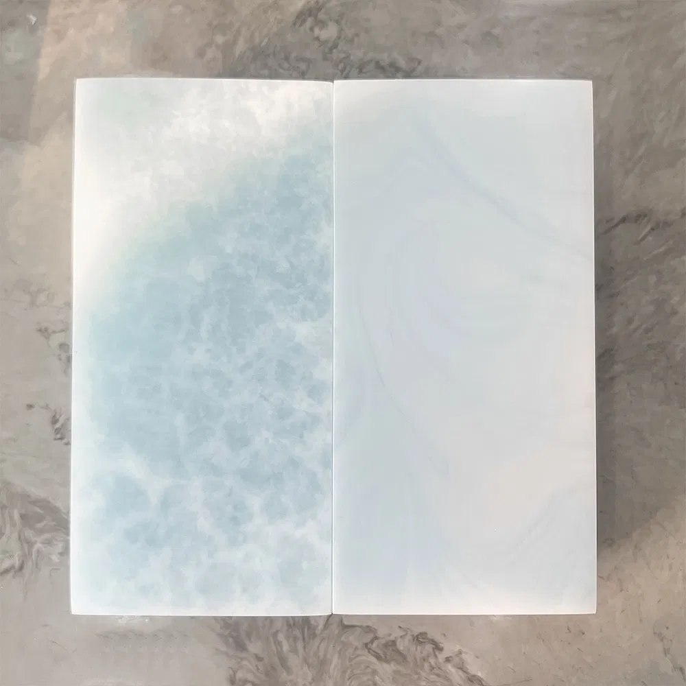 Sample Collection Artificial Marble Kitchen Top for Luxurious Modern Designs