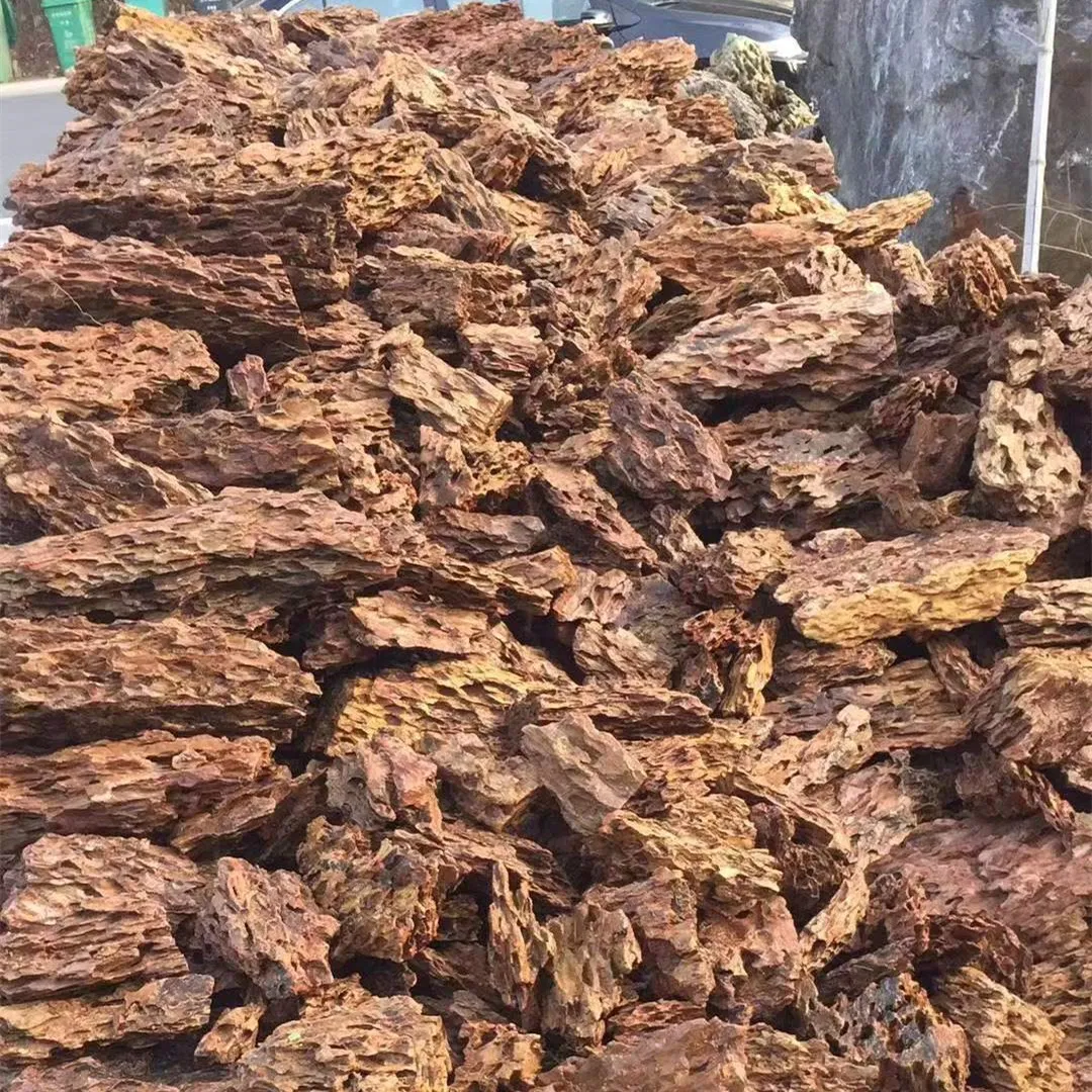 Natural Slate Stone Rocks Aquariums Dragon Stone for Aquascaping