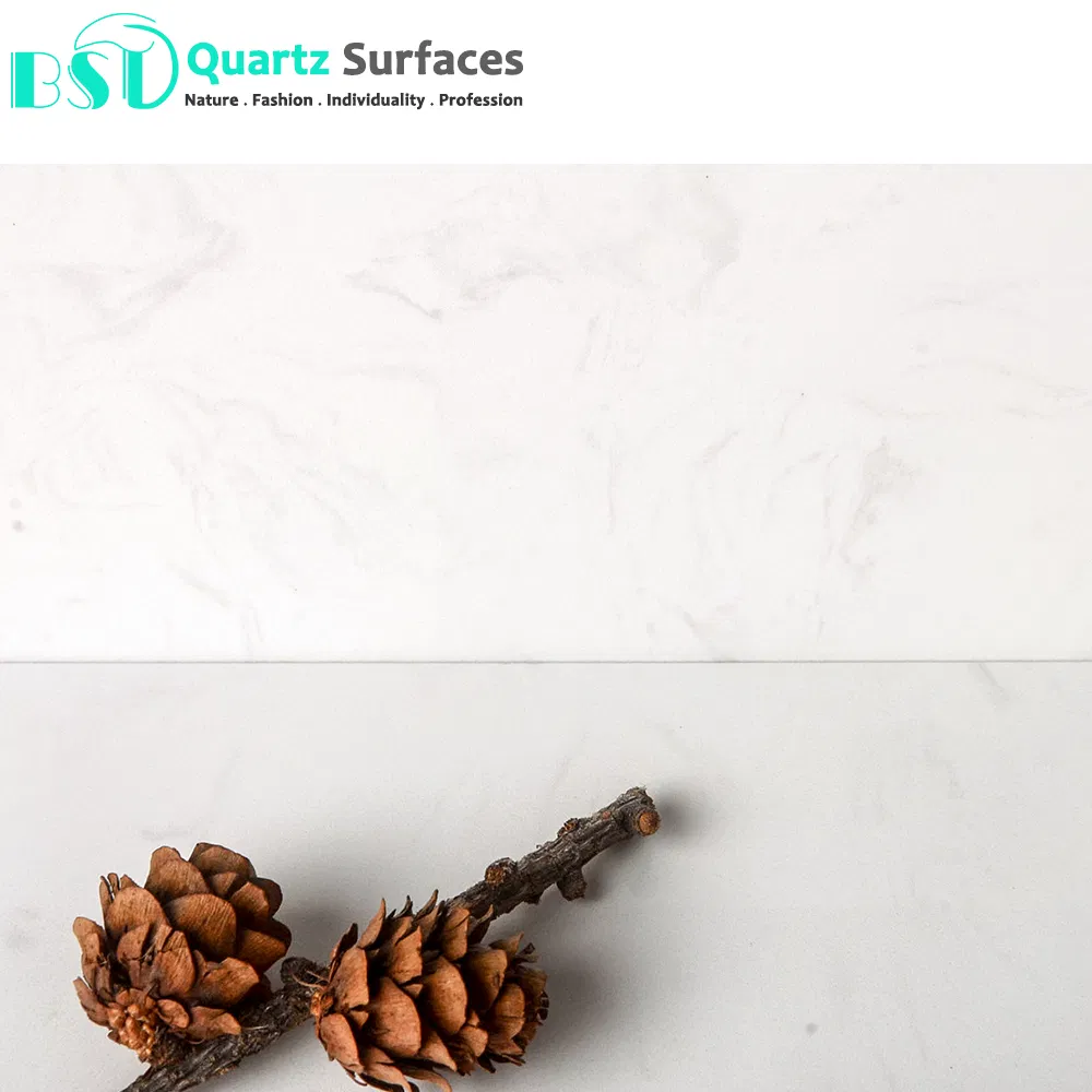 Laminated Light Purple Veined Engineered Quartz Stone