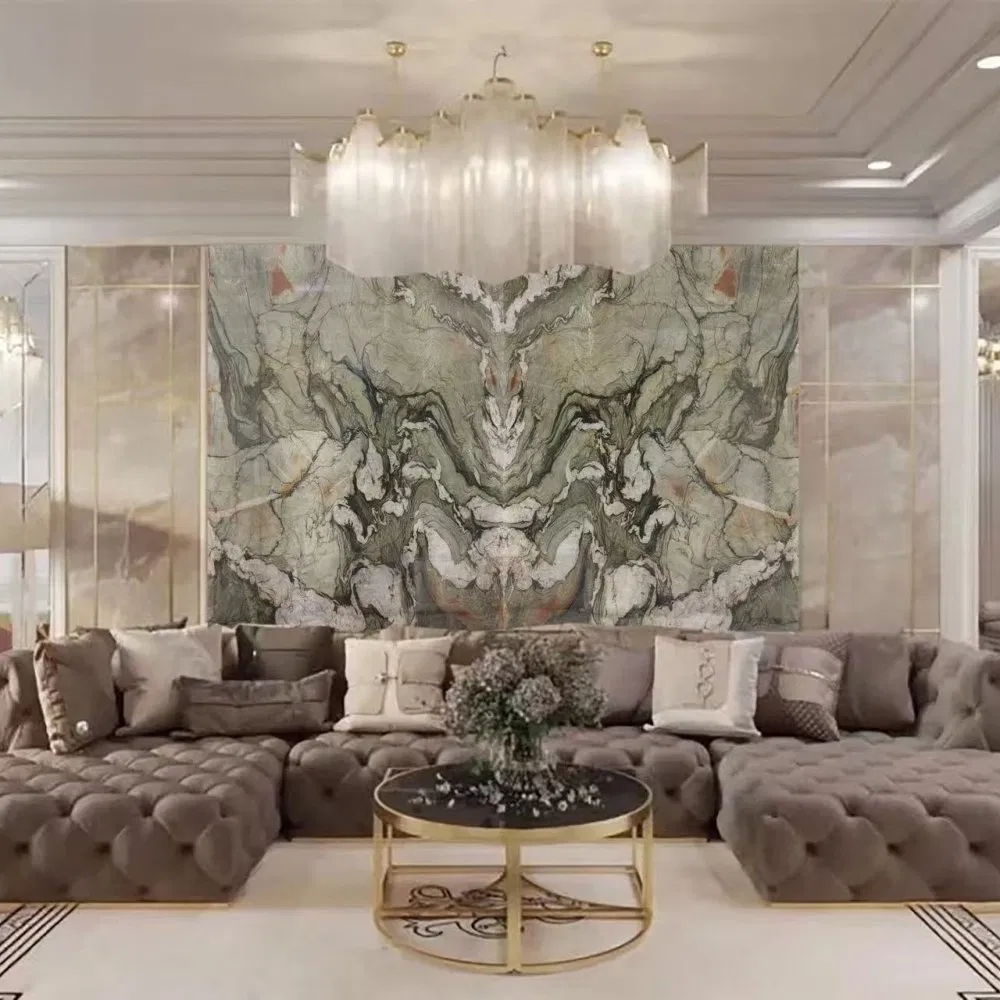 Uniform Color Customization Artificial Pure White Composite Marble for Home Furnishings