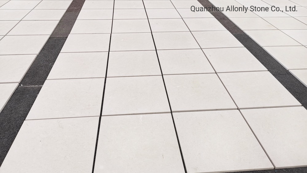 Outdoor Carving Design Bianco Botticino Limestone Decorative Stone for Exterior Wall and Floor