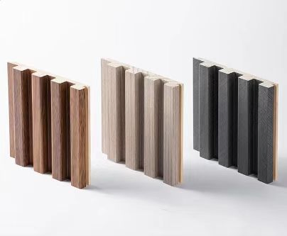 PVC Wooden Wall Decors Marble Timber Tube Wall Panel WPC Wall Panel for Home Interior Decoration