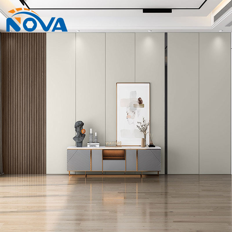 Board Bamboo Charcoal Board Wood Veneer Wall Panels for Interior Decoration