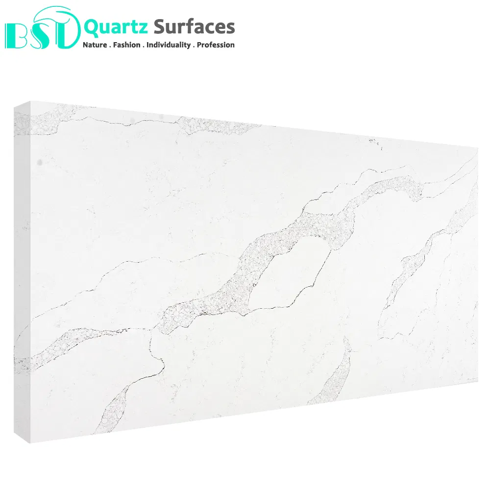 Marble Imitation White Veined Quartz Stone