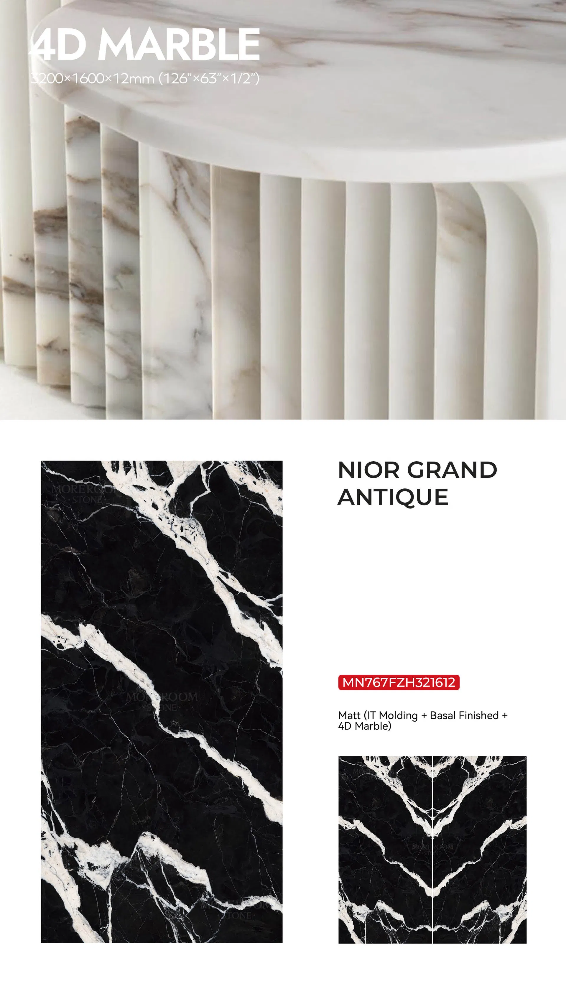 Black Matte Sintered Stone Slab