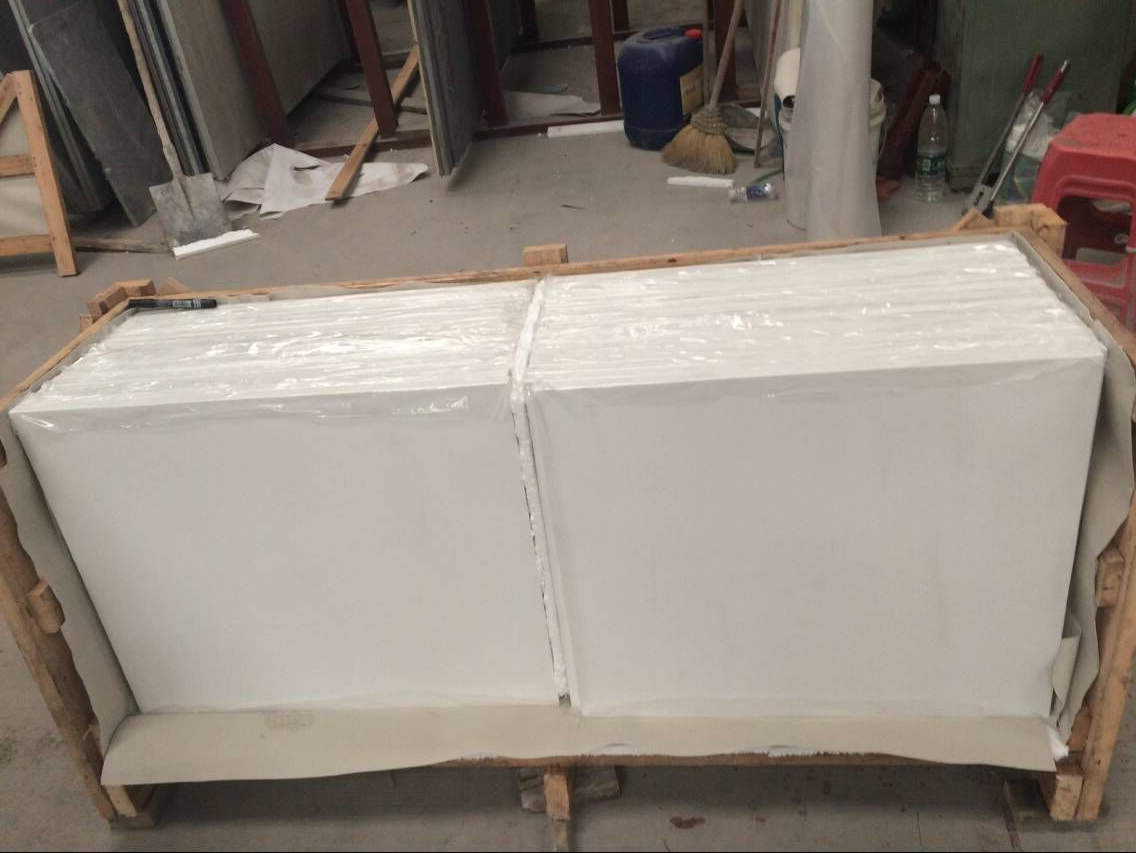 Pure White Artificial Marble Slabs