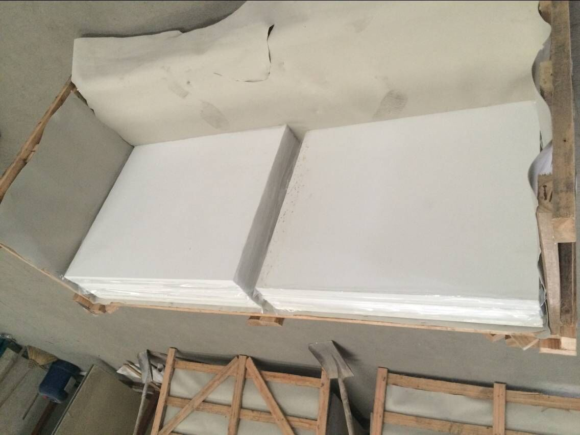 Pure White Artificial Marble Slabs