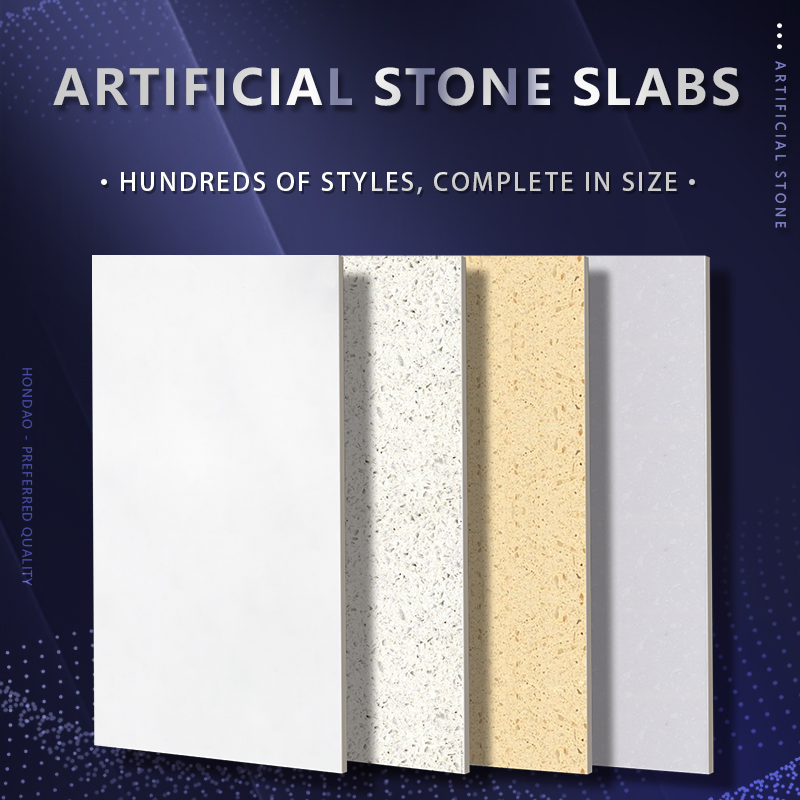 Composite Acrylic Stone Solid Surface Artificial Marble for Worktop Backsplash Wall Floor