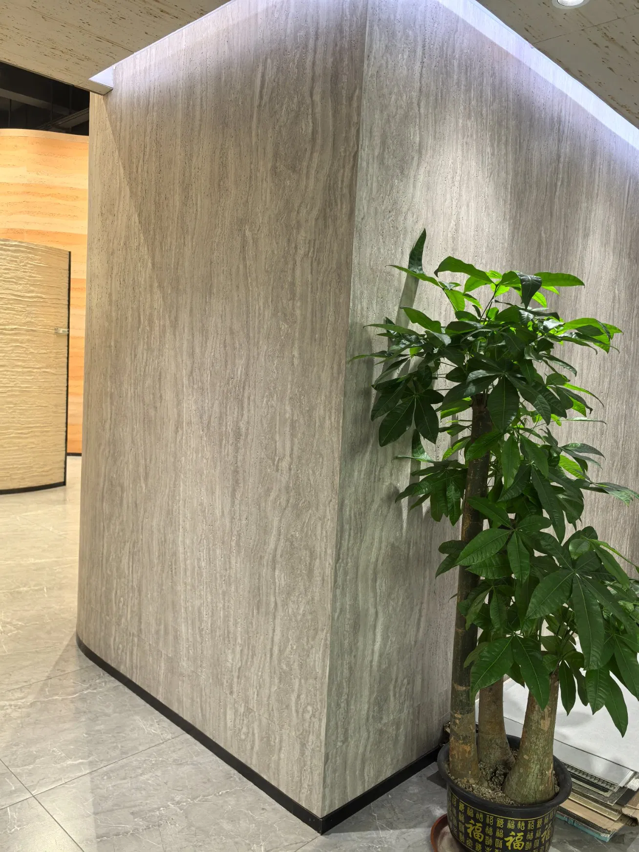 Marble Style Stone Flexible Stone Tile Mcm Cladding Panel Granite Feeling PU Natural Design Artificial Stone