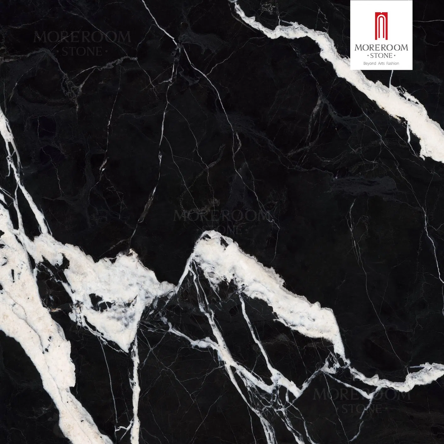 3200X1600mm Black Matte Artificial Marble Slab Full Body Sintered Stone