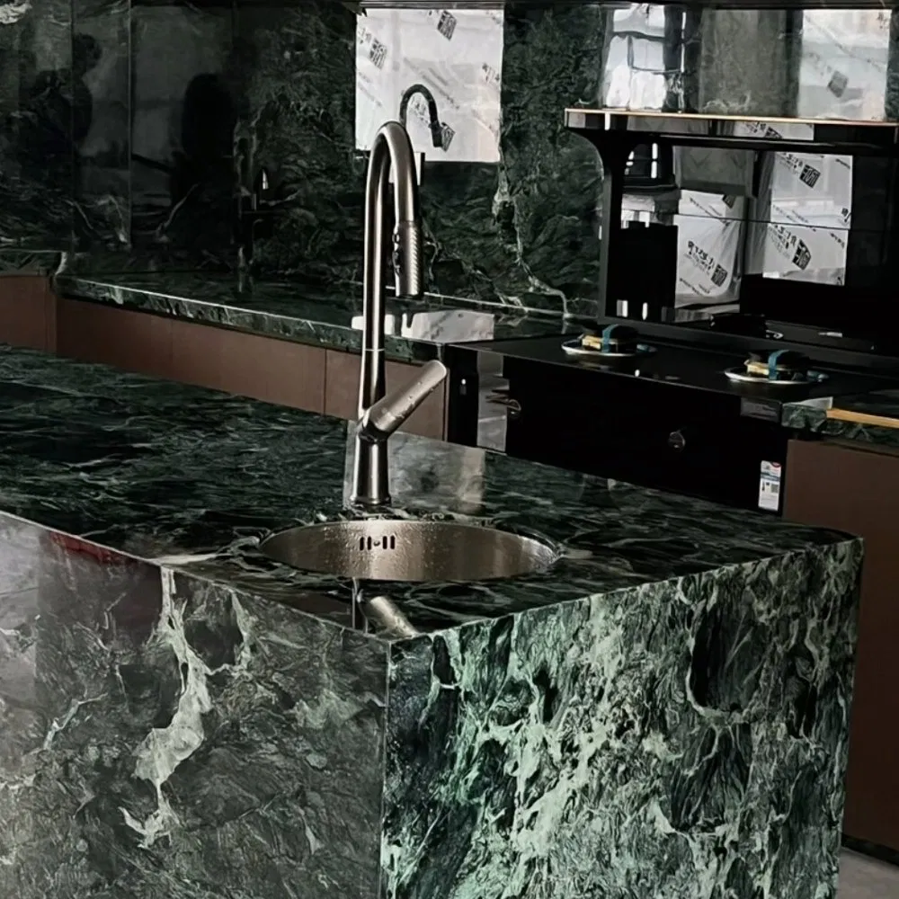 Superior Artificial/Natural Marble for Indoor Applications in Hotels &amp; Villas: Kitchen Bathroom Floors, Wall Panels, Tiles, Stairs, Window Sills