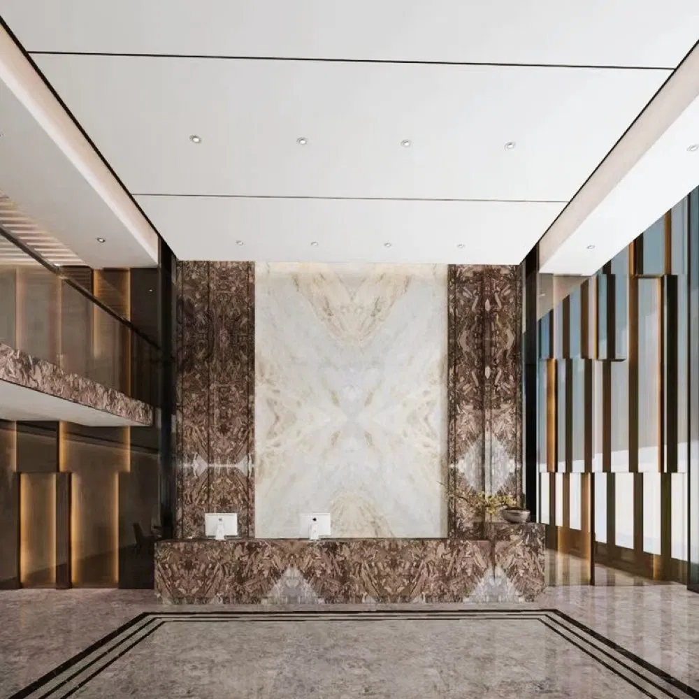 Corrosion Resistant Custom Artificial Marble Panel for Sink Countertop