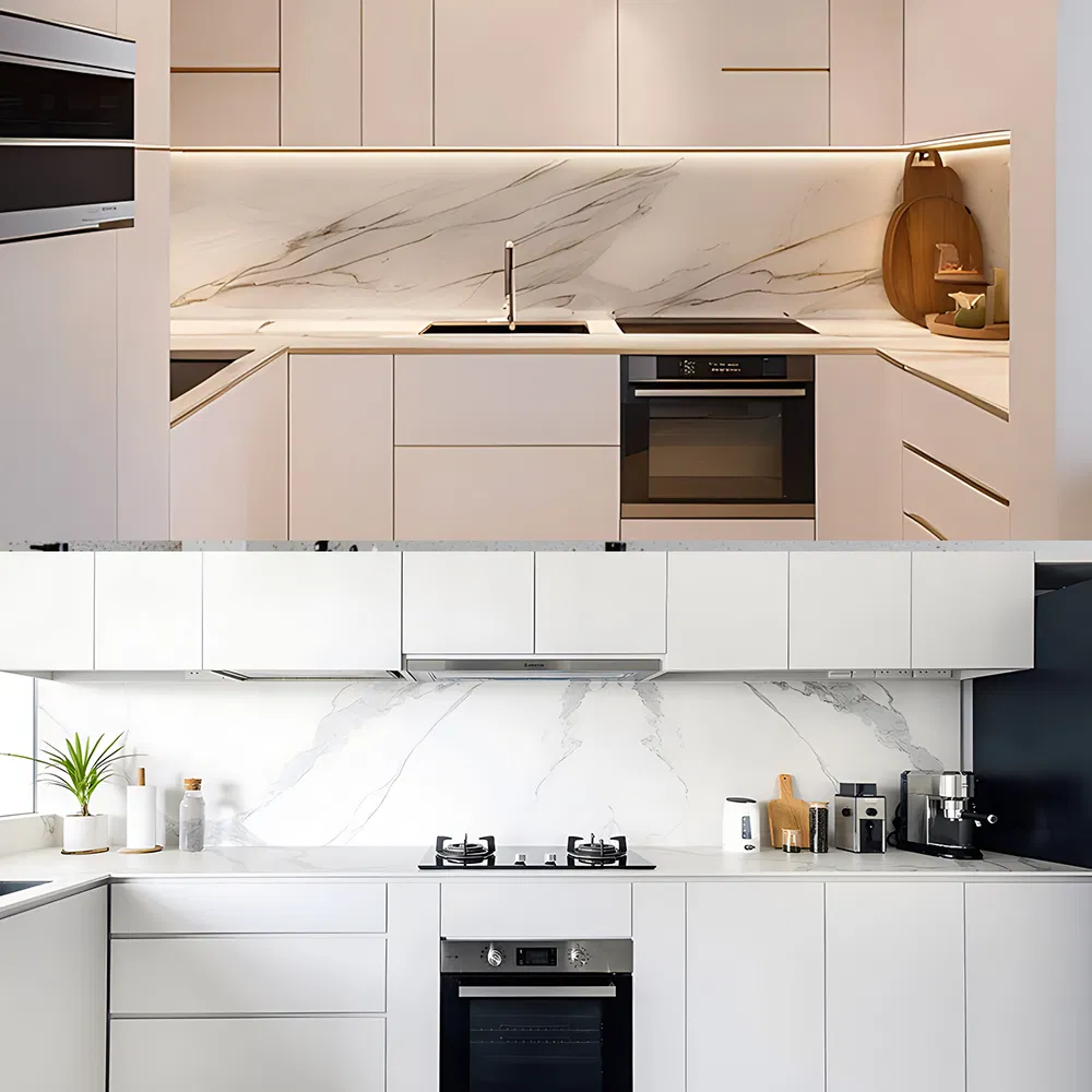 Popular Design Artificial Marble Translucent Stone Solid Surface for Kitchen Sink/Kitchen Island