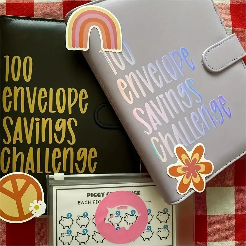 Budget Cash Envelopes &amp; Money Challenge Binder for Adult Financial Growth Planner