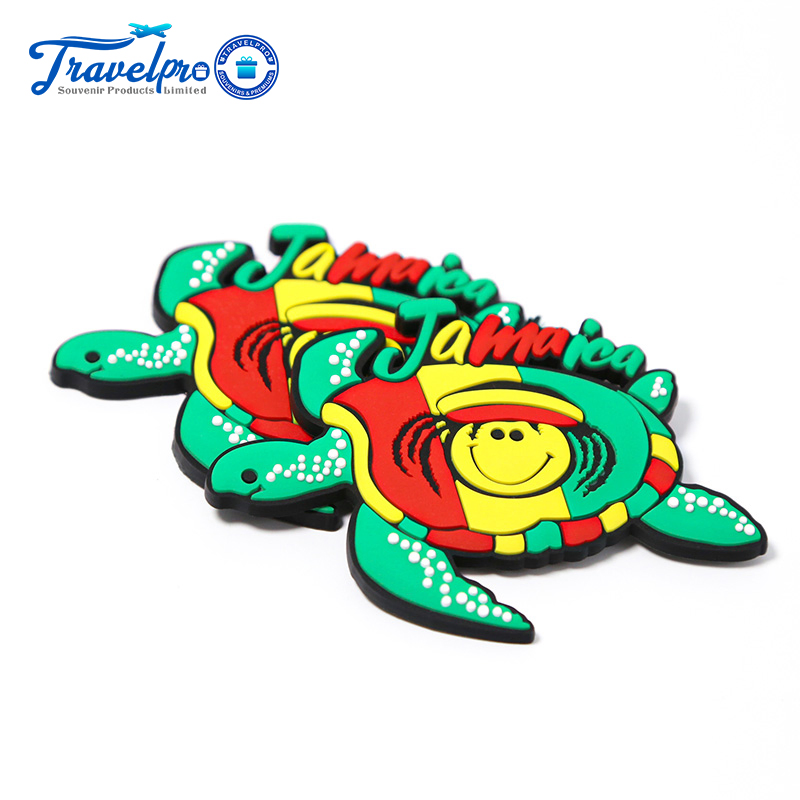 Custom Jamaica Tourism Souvenirs Refrigerator Magnets PVC Fridge Magnets for Magnetic Gifts