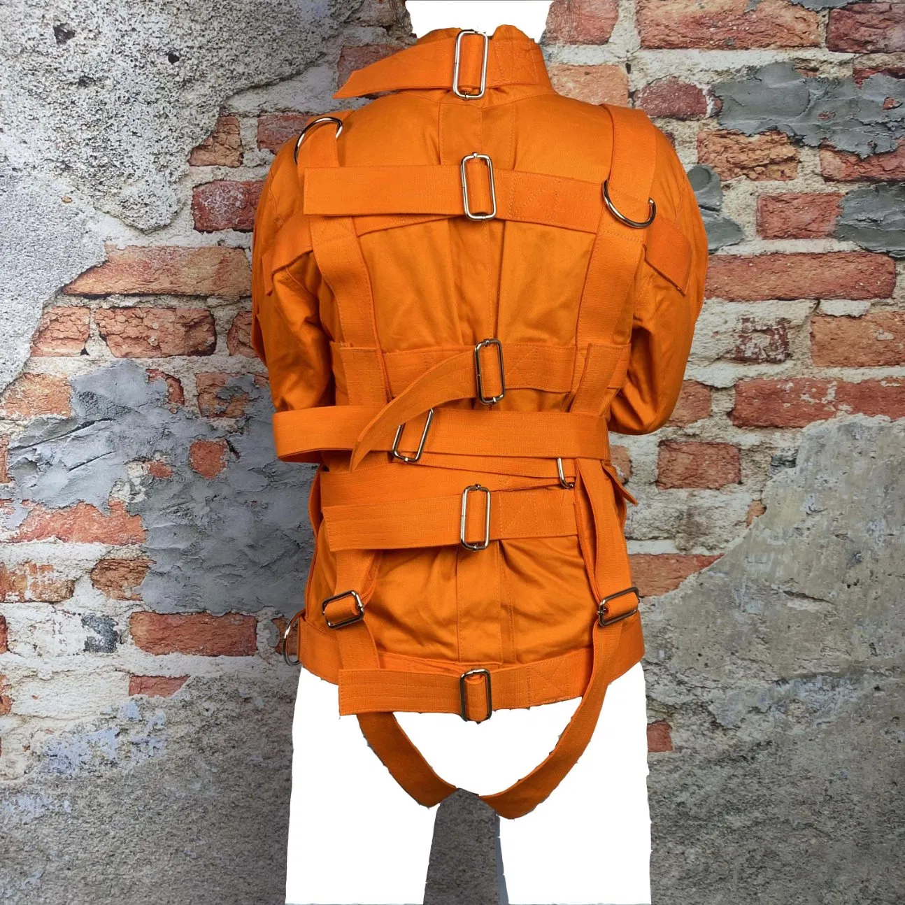 Exclusive Restraint Strait Jacket Bdsm Roleplay Chastity Strait Jacket Body Bondage Adult Game