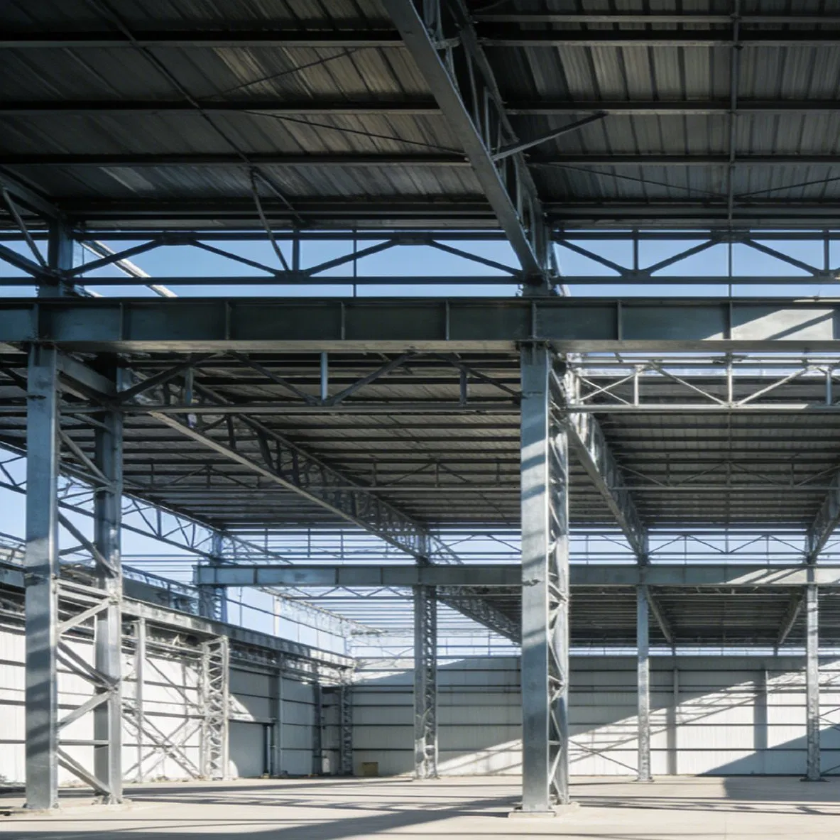 Prefabricated Steel Structure Construction Product for Custom Industrial Warehouse Workshop Metal Frame Building