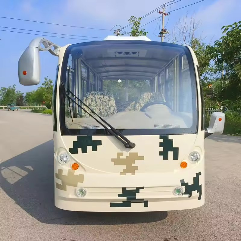 Customized Logo Seat 11 Seats 4 Rows of Electric New Energy Electric Car Tourism Sightseeing Car