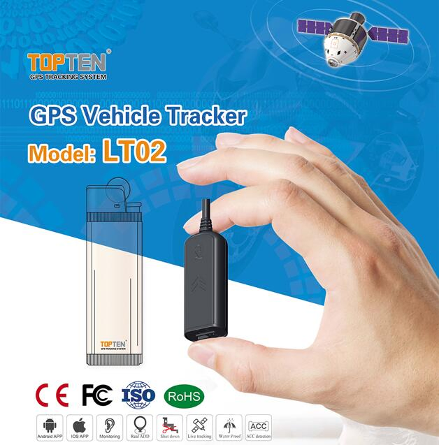 Car Tracking Device Easy Monitoring by Website/APP, Vehicle GPS Tracker Power Save Design (LT08-TN)