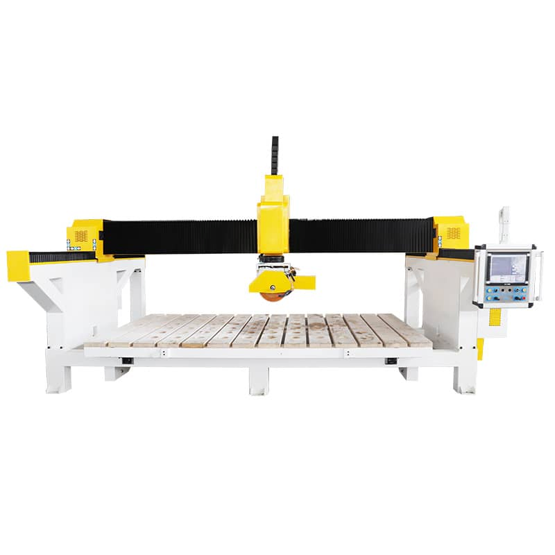 Slab Cutting Machine Bridge 5 Axis Big Stone Sculpture CNC Carving Machine