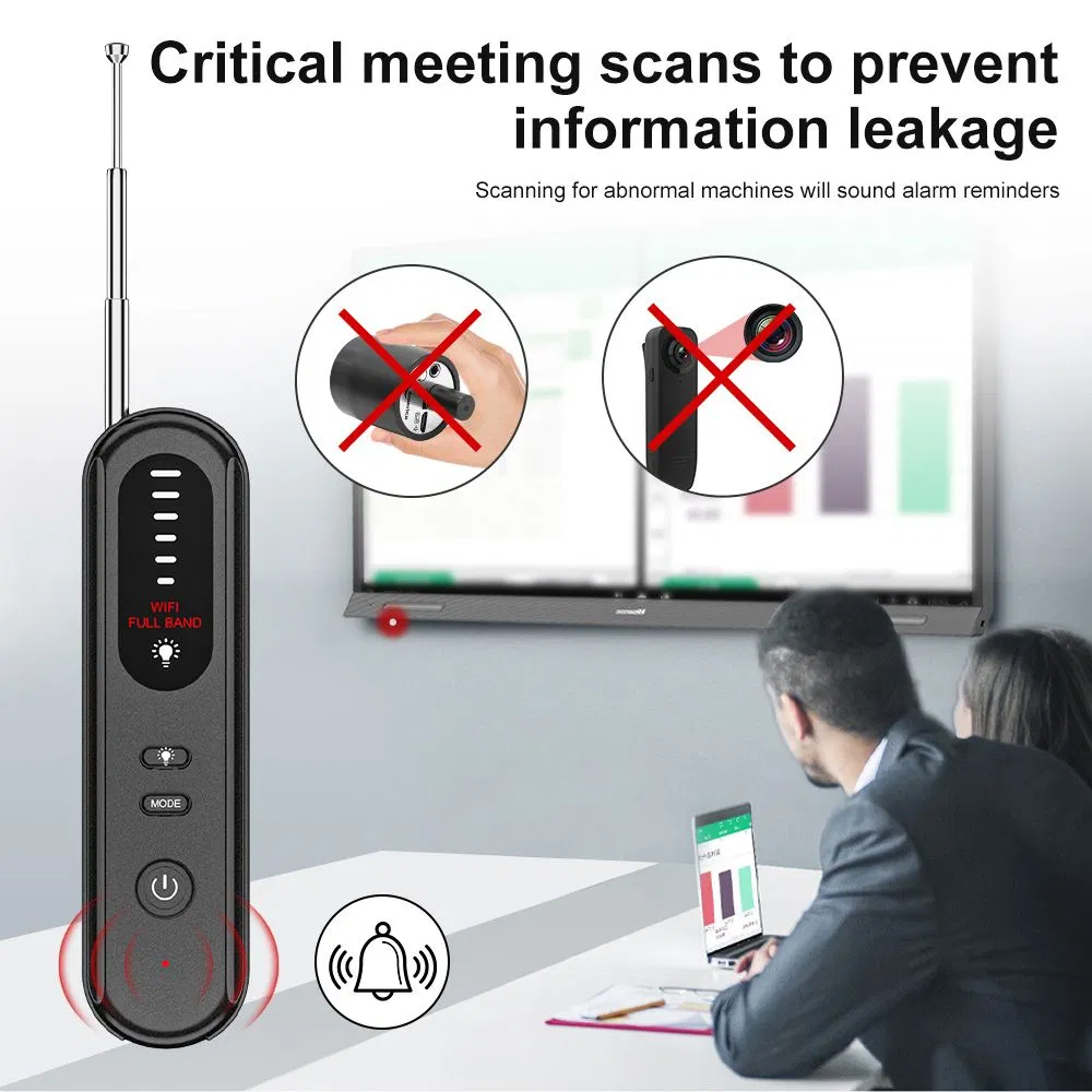 Portable Pen Shaped Camera Detector High Sensitivity Anti Spy RF Signal Detection Cell Phone Detector