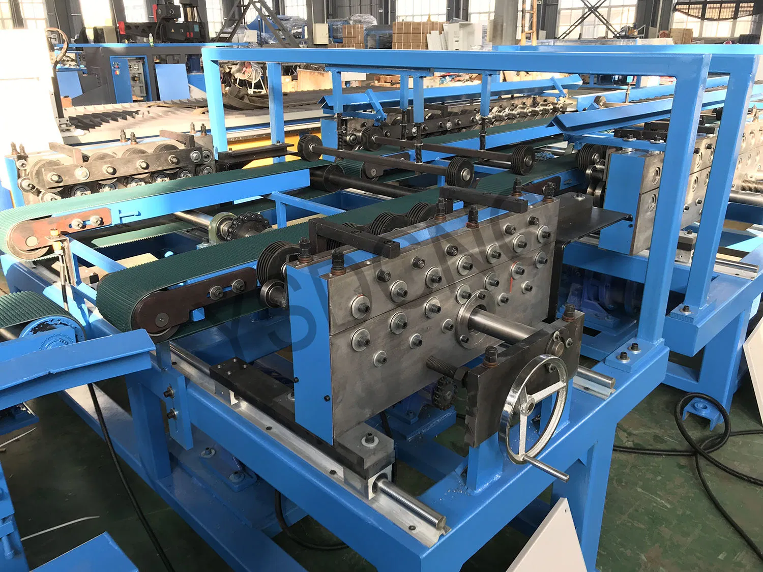 High Quality Square Galvanized Sheet Metal Steel Pipe Duct Making Machine / Duct Manufacture Auto Line/Automatic HVAC Rectangular Duct Line V for Sale
