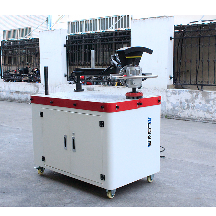 Nice Appearance Manual Deburring Machine Polishing Machine with Schneider VFD Rotatable Two Grinding Heads Adjustable Speed Patent Design