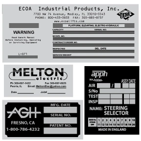 New Product Listing Metal Tags Custom Engraved Logo Printing ID Name Metal Plate Nameplate