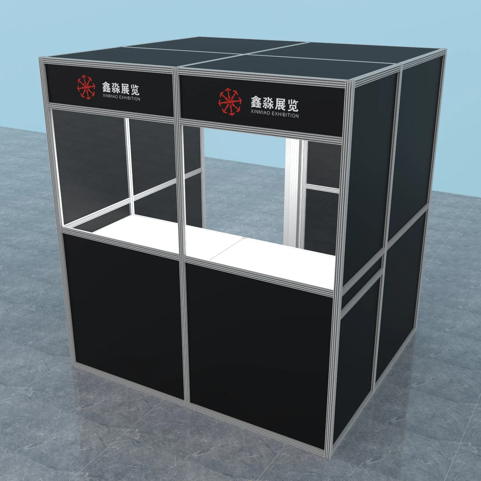 Assemble Translator Room, Translators Cubicle, Interpreting Booth for Conferenc in a Meeting Room