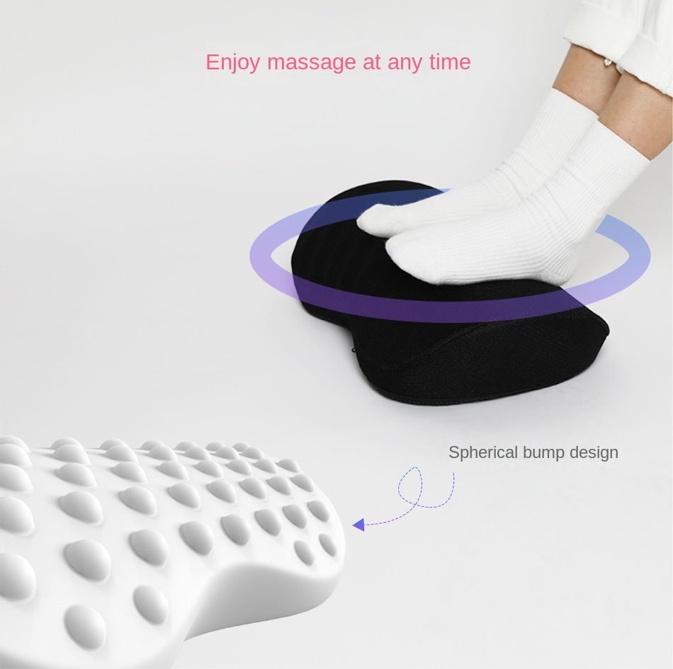 New Product Listing Footrest Footwear Massage Pad Memory Foam Pillow Footrest