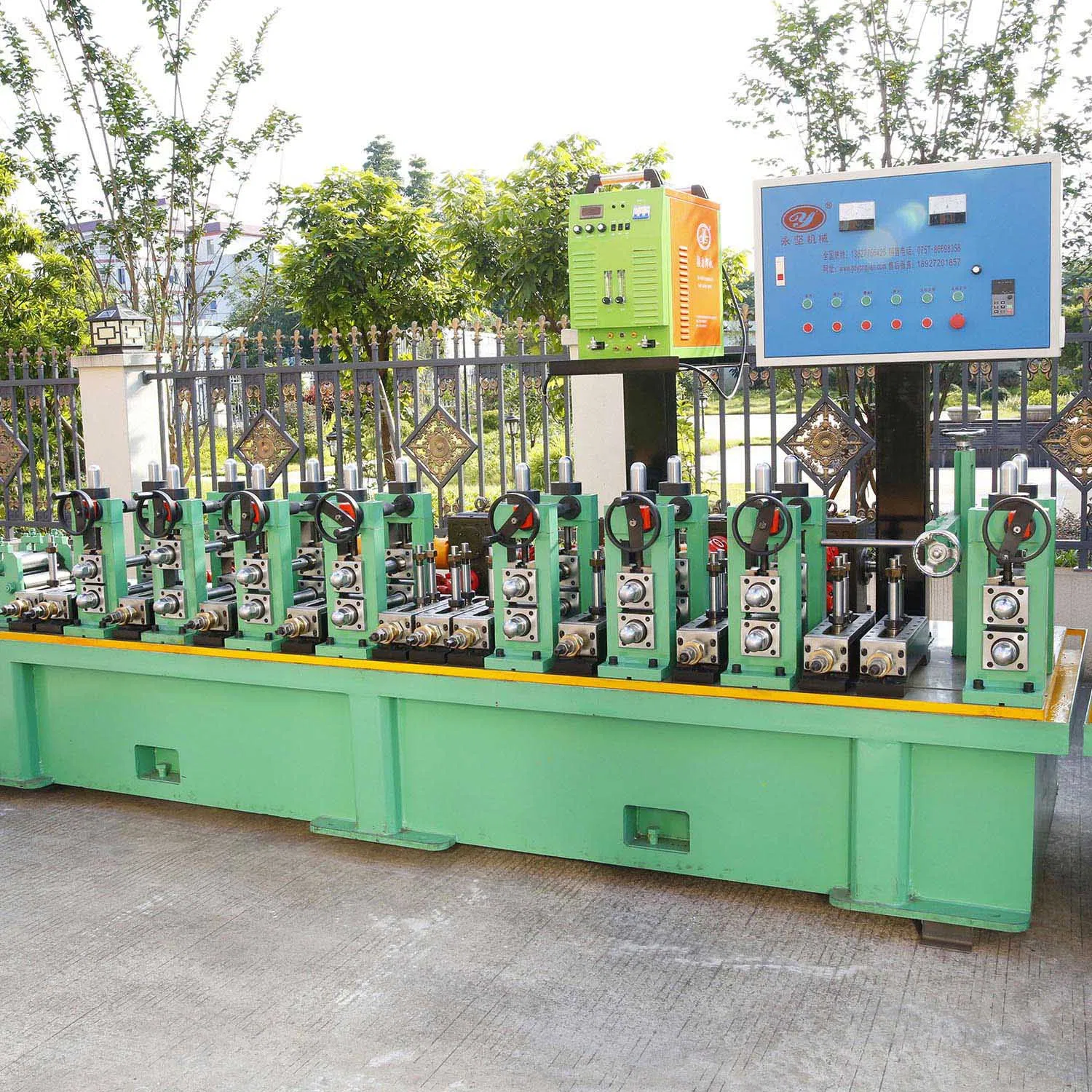 Website Selling Stainless Steel Tube Squaring Pipe Welding Machine