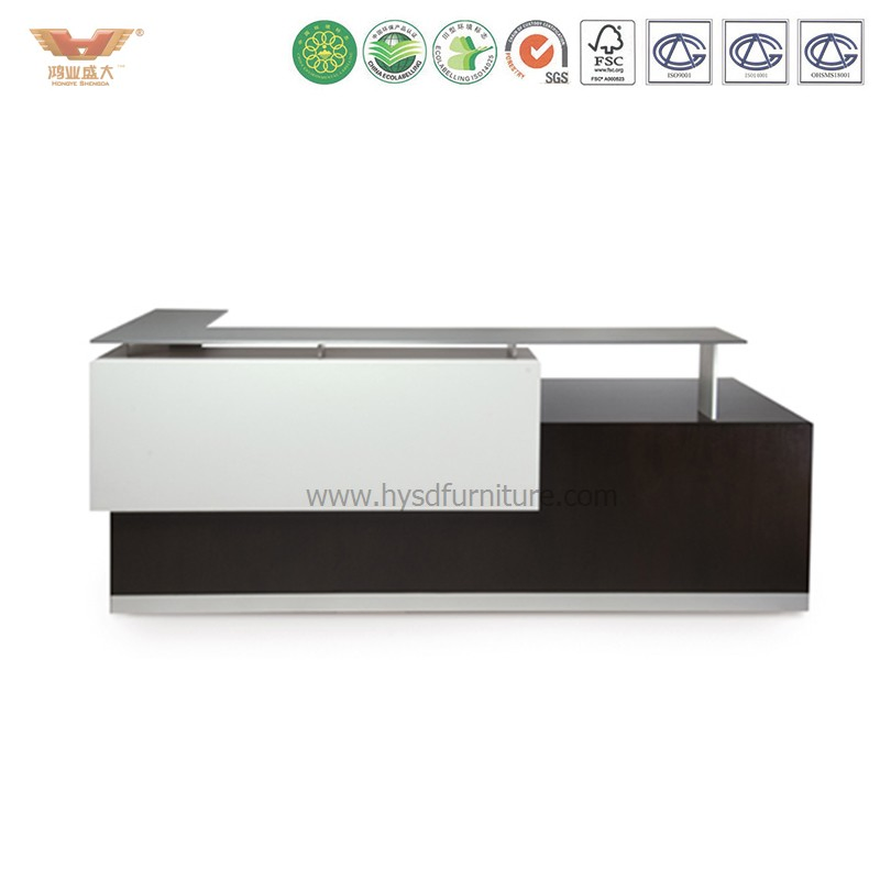 White Special Modern Reception Desk for Company Lobby Contract (R42)