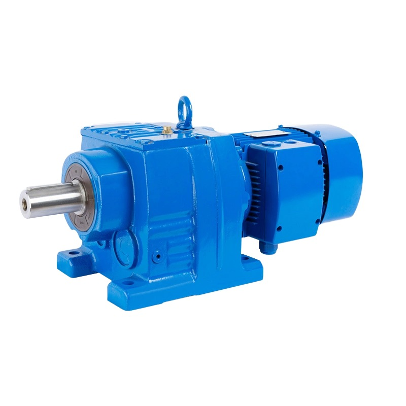 R Series Industrial Electric Helical Gearbox Iron Material Motor for Speed Reduction in Machinery