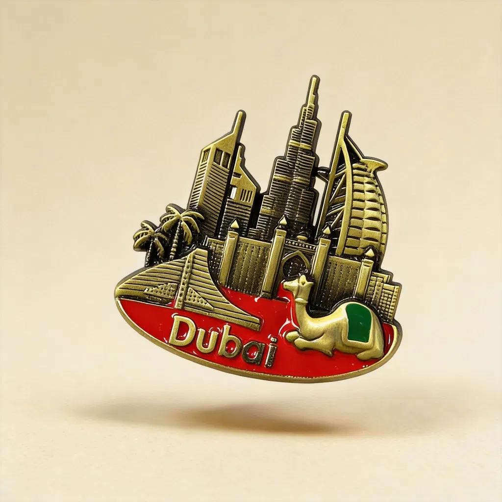 Custom Tourism Souvenir Metal Collection Gifts Decorative Magnetic Stickers Fridge Magnet