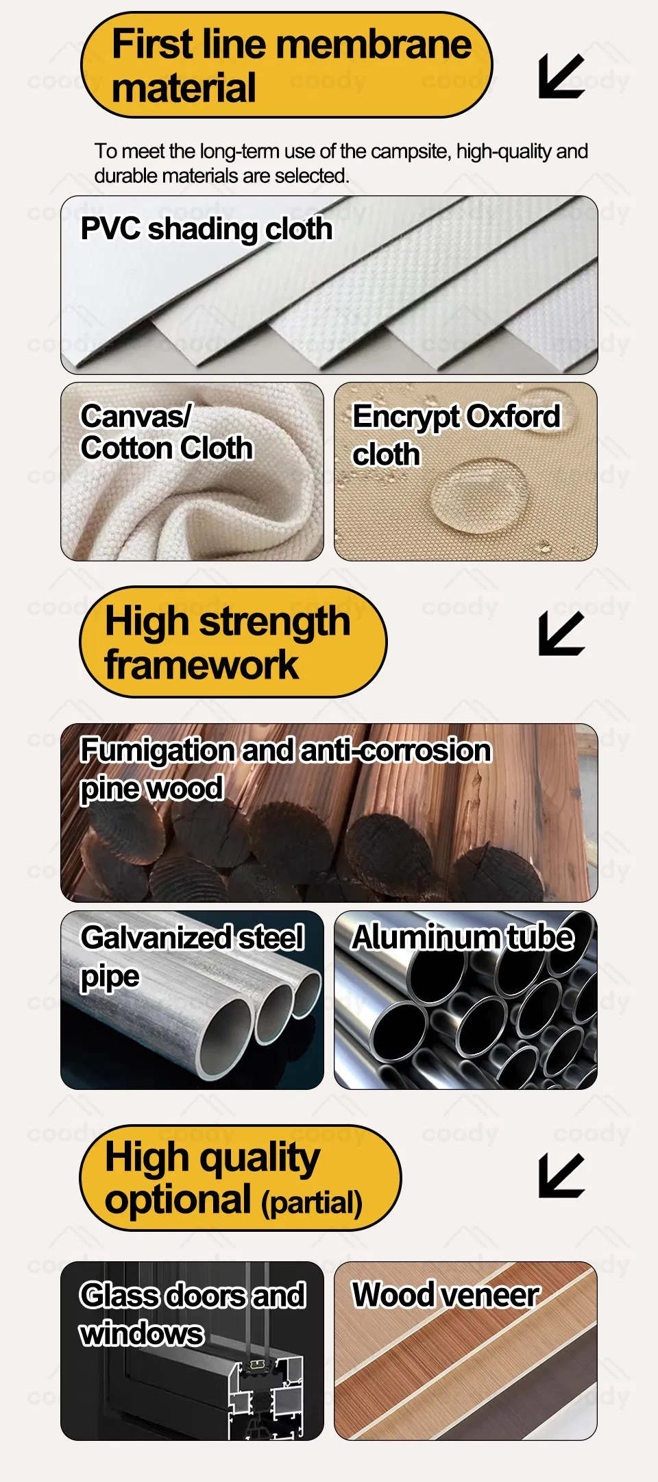 Square Dome Tent View 4