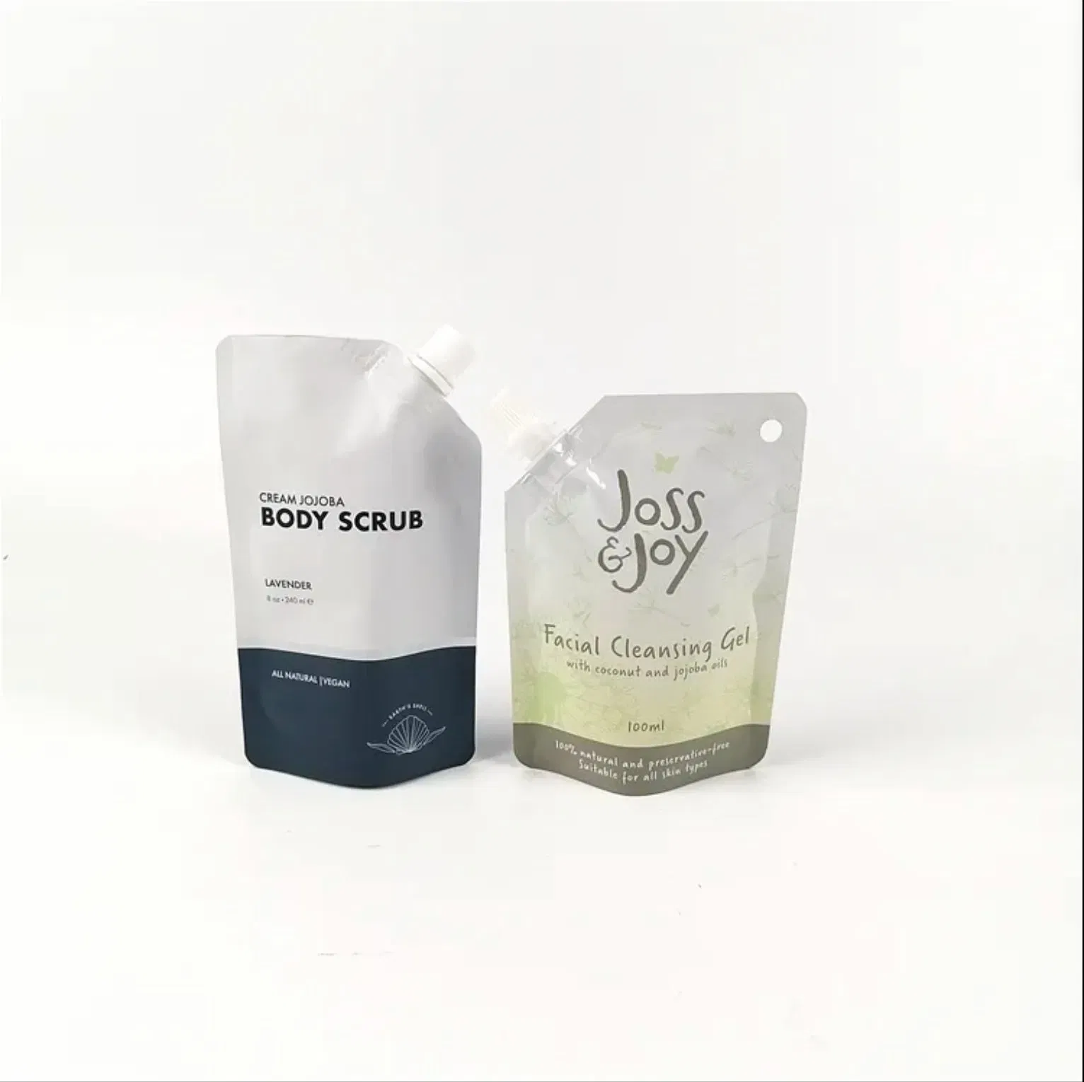 Fruit Shape Juice Bag Doypack Beverage Packaging Bag Reusable Drink Pouch with PE Spout Custom Logo Sub-Packaging for Food Beverages