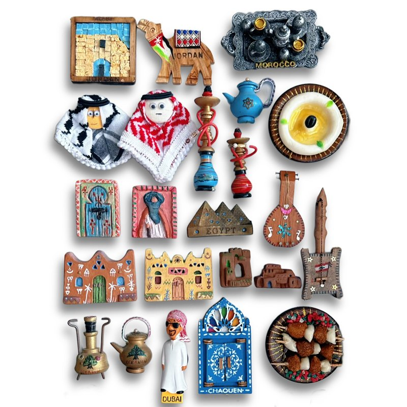 Custom 3D Metal Wood PVC Fridge Magnet Sticker Tourism Souvenir Gifts