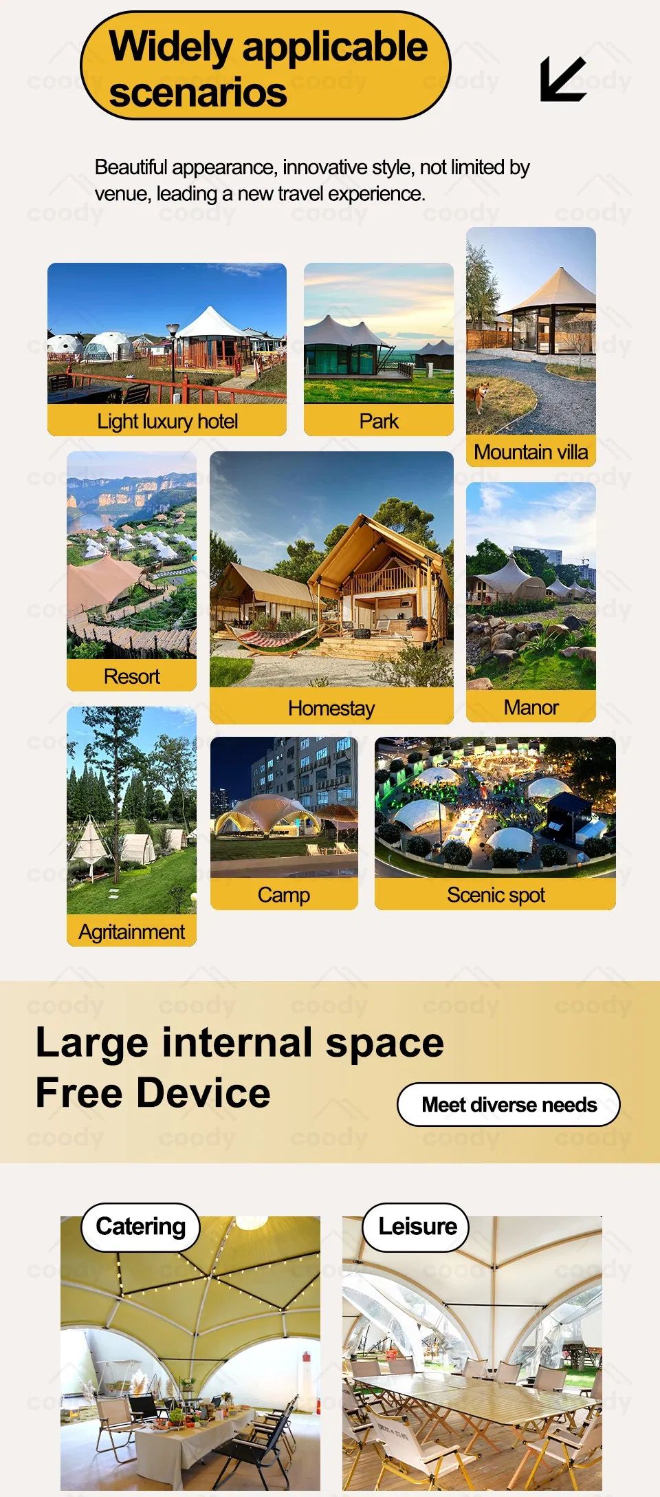 Square Dome Tent View 6