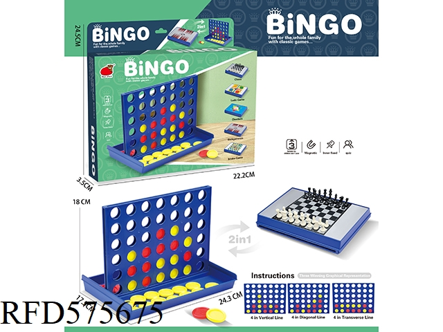 Connect 4 Coins Game Table Chess Bingo Game