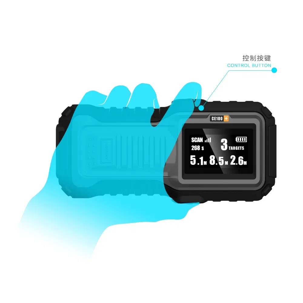 Cem100 Tactical Handheld Radar 37cm Concrete Penetration with Covert Haptic Alerts