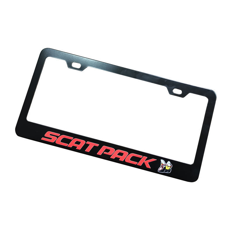 New Listing Product Alloy Bracket Electric Carbon Fiber License Plate Frame