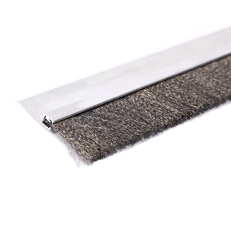 New Product Listing Factory Customized Abrasive Steel Crimped Wire Strip Brush with Grit