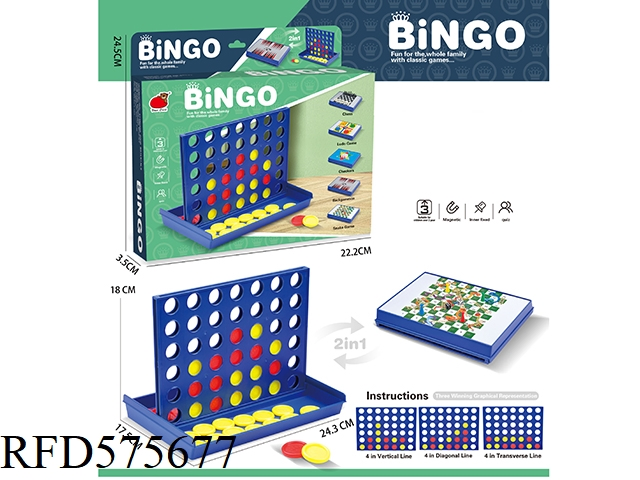 Connect 4 Coins Game Table Chess Bingo Game
