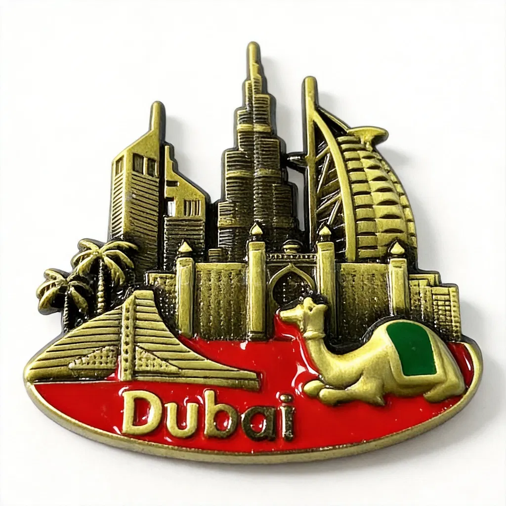 Custom Tourism Souvenir Metal Collection Gifts Decorative Magnetic Stickers Fridge Magnet