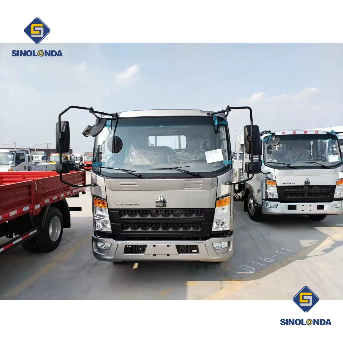 Sino Truck HOWO 3-10tons Cargo/Lorry/Van/Sidewall/Fence Trucks 4X2 4X4 HOWO Light/Mini Dropside/Tipper/Dump/Dumper Cargo Truck for Sale/Small