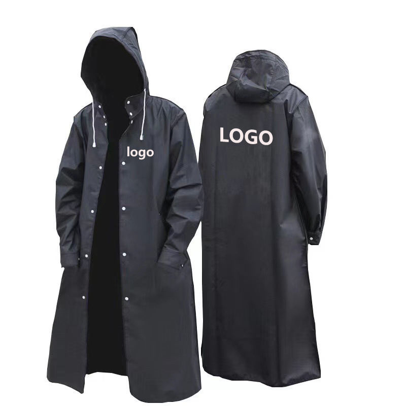 Custom Logo Waterproof Hooded Raincoat for Outdoor Tourism Adventures