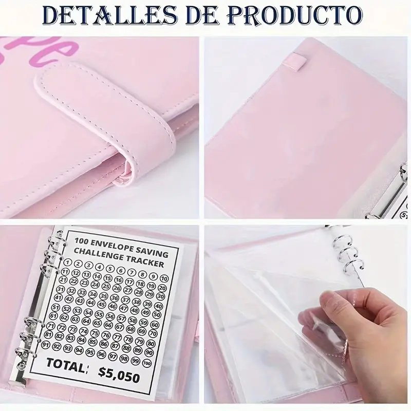 Budget Cash Envelopes &amp; Money Challenge Binder for Adult Financial Growth Planner