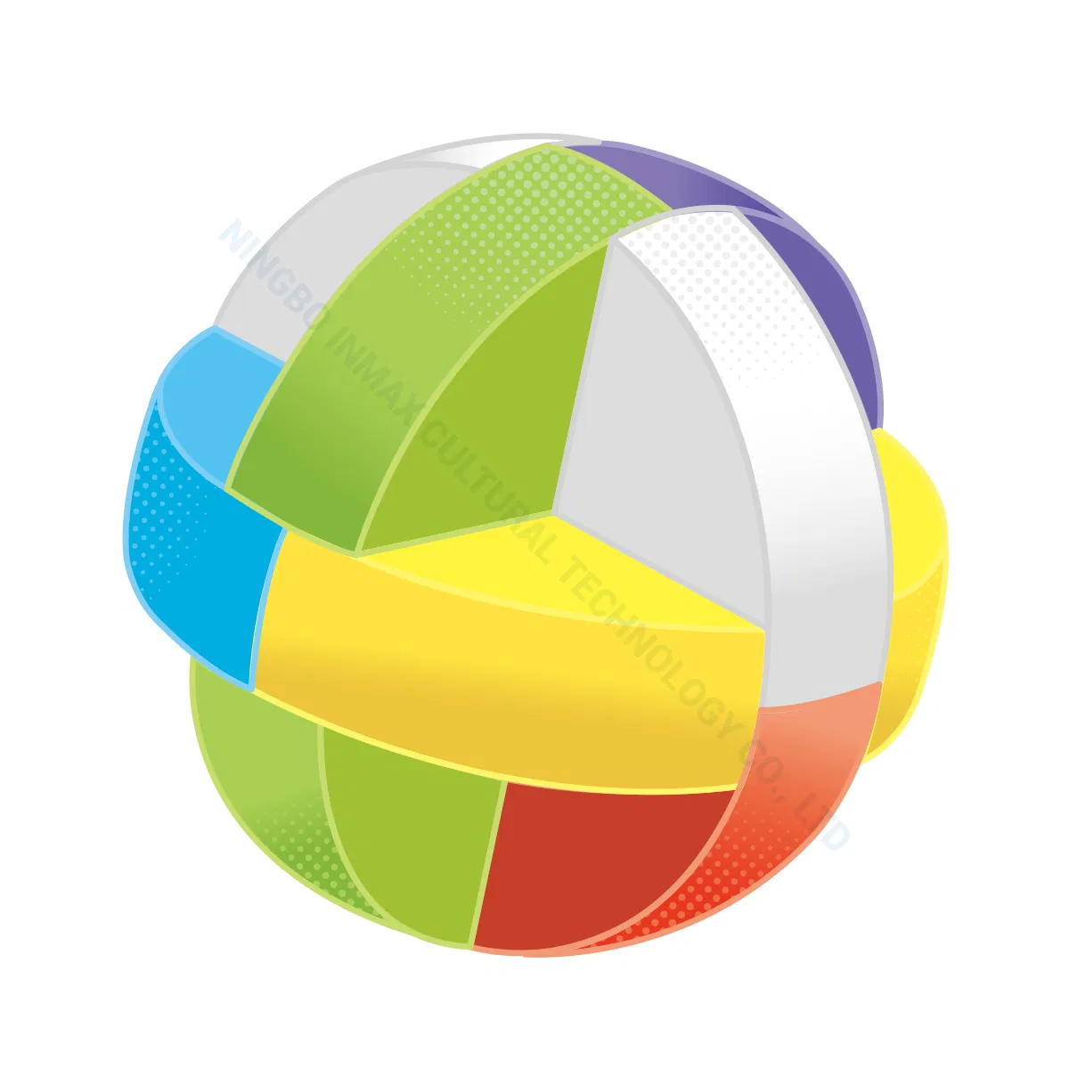 Luban Ball 3D Building Block Eraser with Traditional Chinese Puzzle Toy &amp; Stationery in One (SE 24165E-1XK)